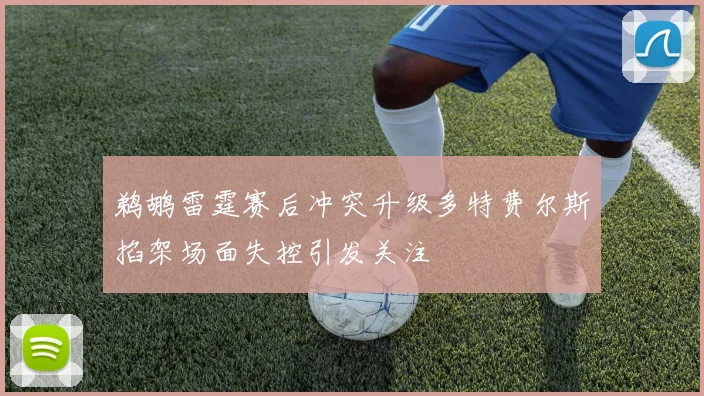 鹈鹕雷霆赛后冲突升级多特费尔斯掐架场面失控引发关注